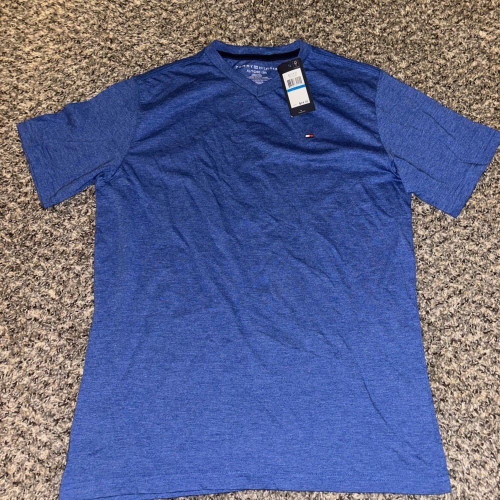 Tommy Hilfiger Blue Short Sleeve Tee Size XL